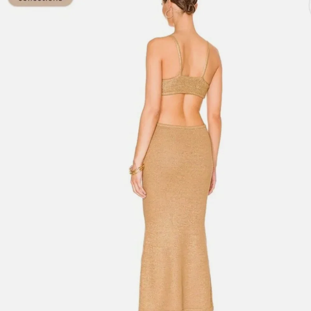 Cult Gaia Serita Dress - Gold - Size S - Picture 4 of 12